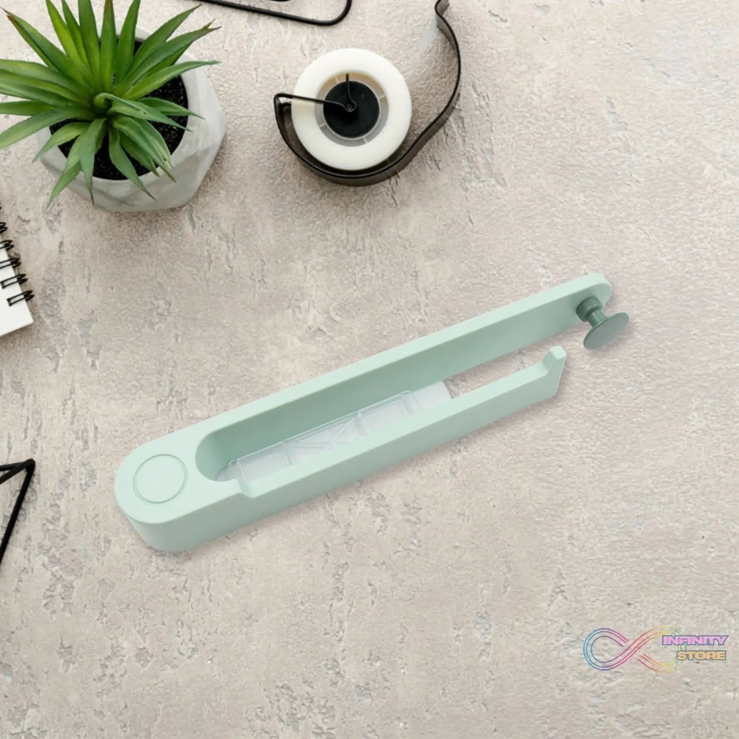 Modern Wall Rack: Round Hook Towel Holder (Durable Plastic, 1 Pc) - infinityexculsivestore.com