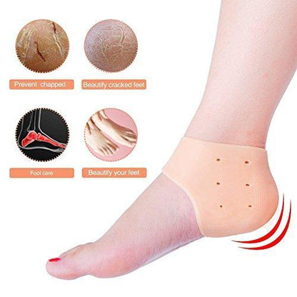 Moisturizing Skin Softening Silicone Gel for Dry Cracked Heel Repair (Multicolour) - infinityexculsivestore.com