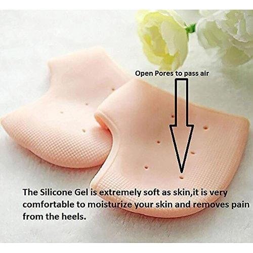 Moisturizing Skin Softening Silicone Gel for Dry Cracked Heel Repair (Multicolour) - infinityexculsivestore.com