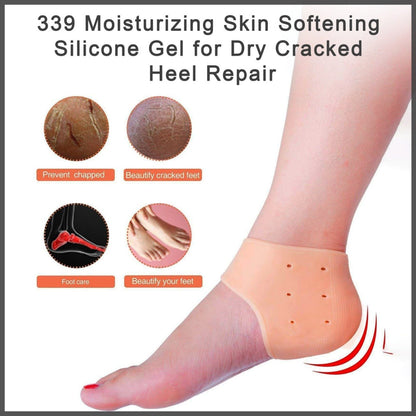 Moisturizing Skin Softening Silicone Gel for Dry Cracked Heel Repair (Multicolour) - infinityexculsivestore.com