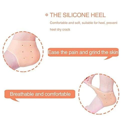 Moisturizing Skin Softening Silicone Gel for Dry Cracked Heel Repair (Multicolour) - infinityexculsivestore.com