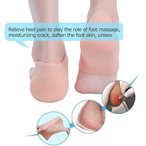 Moisturizing Skin Softening Silicone Gel for Dry Cracked Heel Repair (Multicolour) - infinityexculsivestore.com