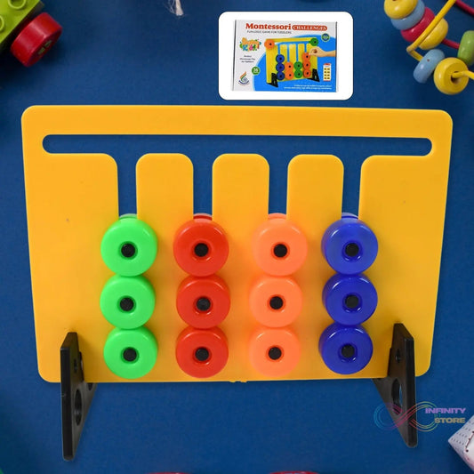 Montessori Slide Puzzles Toys for Kids (36 Challenges / 1 Set) - infinityexculsivestore.com