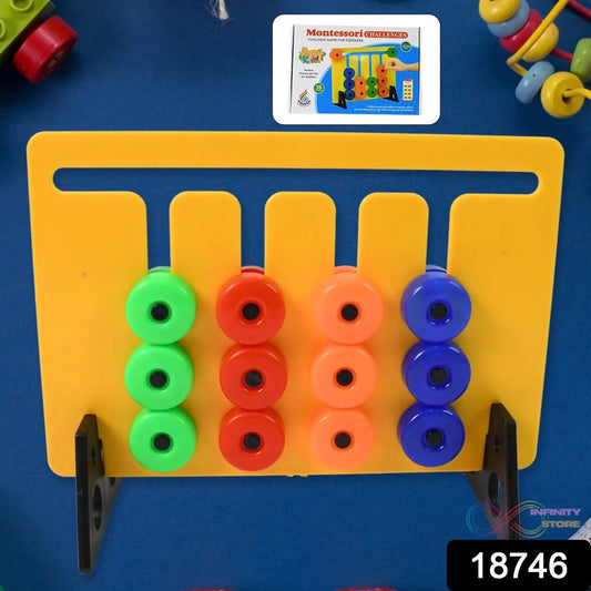 Montessori Slide Puzzles Toys for Kids (36 Challenges / 1 Set) - infinityexculsivestore.com