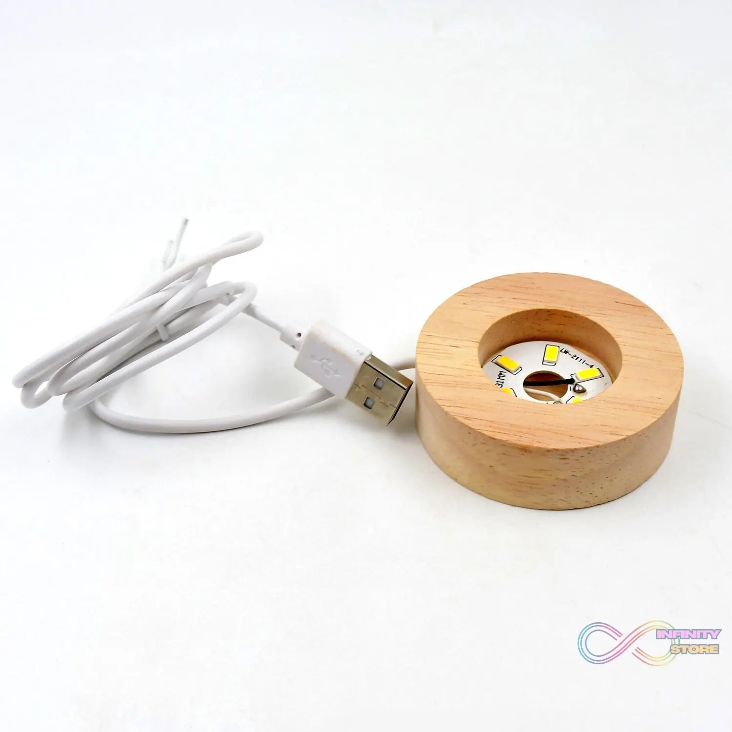 Moon 3D Crystal Ball Lamps with Base For Bedroom 3D Lamps (1 Pc) - infinityexculsivestore.com