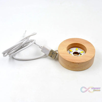 Moon 3D Crystal Ball Lamps with Base For Bedroom 3D Lamps (1 Pc) - infinityexculsivestore.com