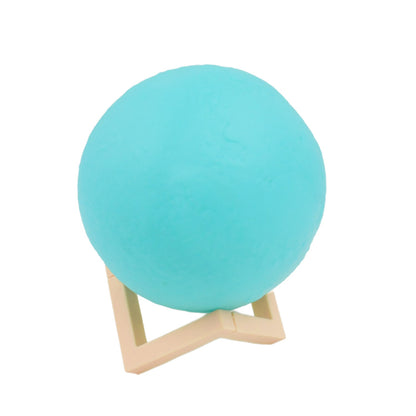 Moon Night Lamp Blue Color with Plastic Stand (15 x12 Cm / 1 Pc) - infinityexculsivestore.com