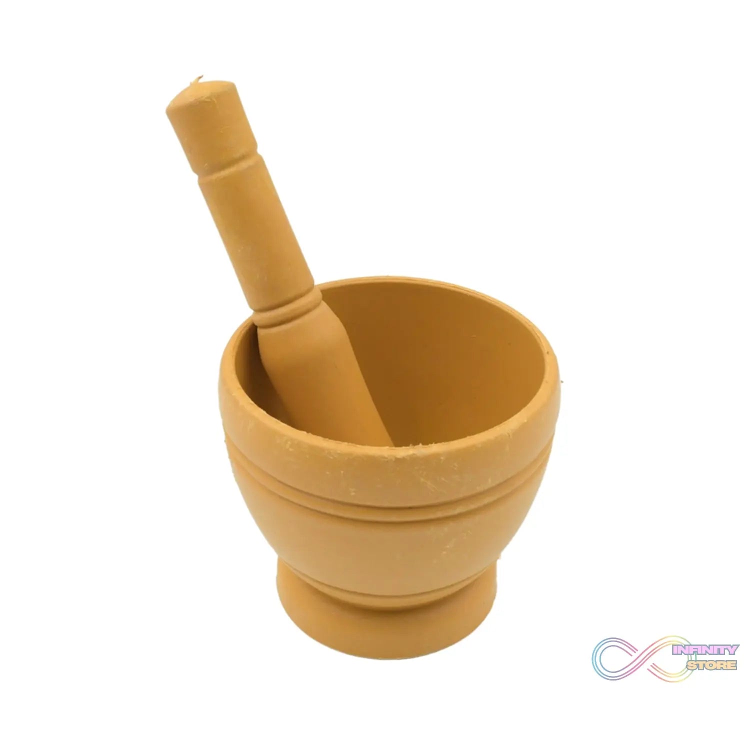 Mortar and Pestle Set for Spices, Okhli Masher, Khalbatta, Kharal, Mixer, Natural & Traditional Grinder and Musal, Well Design for Kitchen, Home, Herb - infinityexculsivestore.com