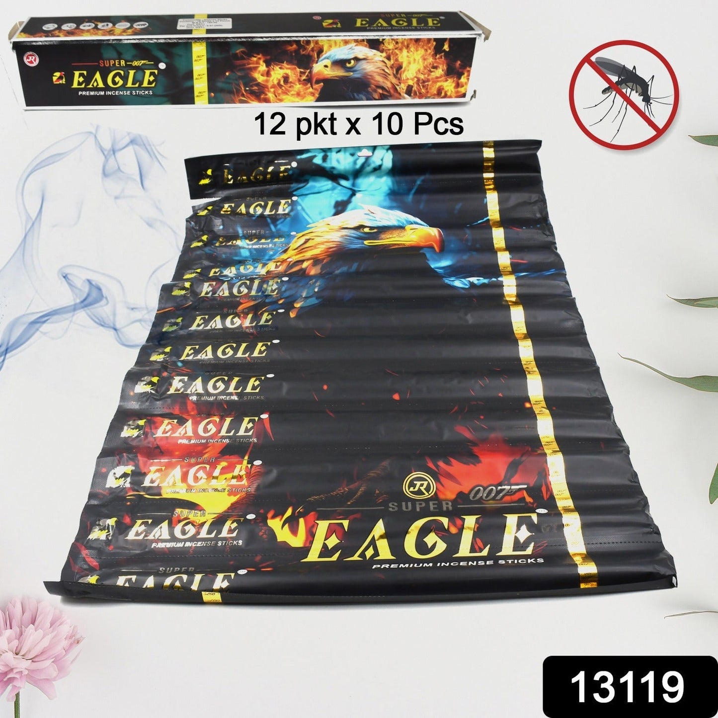 Mosquito Agarbatti Stick, Mosquito Agarbatti 1 Box (12 Packet / 120 Sticks) (Incense Stick) - infinityexculsivestore.com