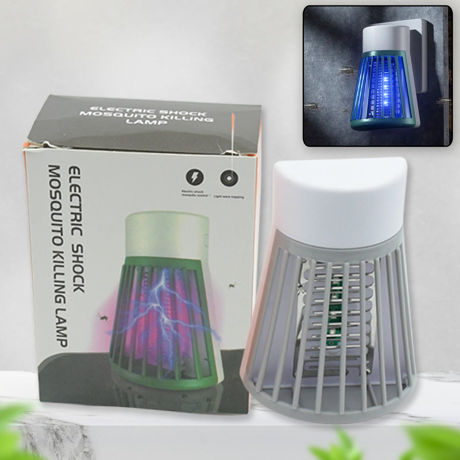 Mosquito Bug Zapper Killer Lamp Eco Friendly Electronic LED Mosquito Killer Machine Trap Lamp Theory Screen Protector Mosquito Killer Lamp (1 Pc) - infinityexculsivestore.com