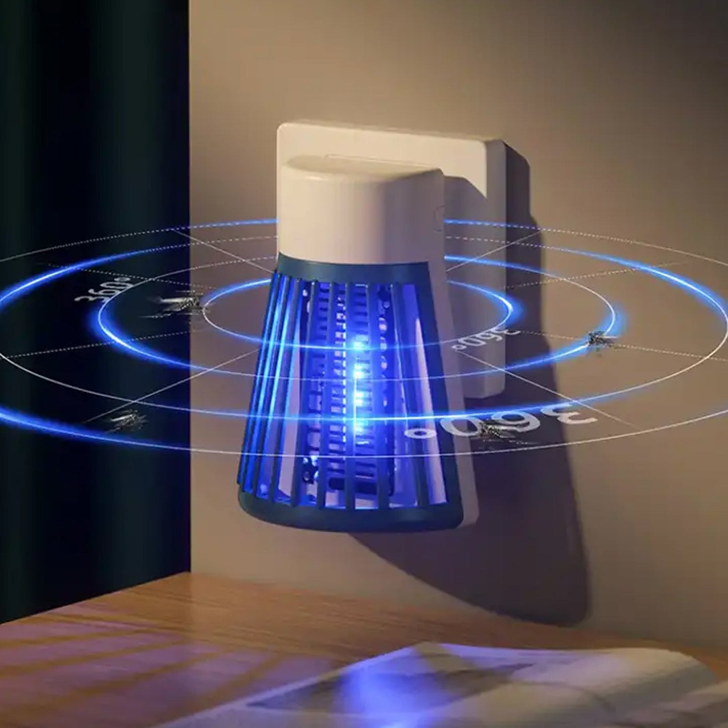 Mosquito Bug Zapper Killer Lamp Eco Friendly Electronic LED Mosquito Killer Machine Trap Lamp Theory Screen Protector Mosquito Killer Lamp (1 Pc) - infinityexculsivestore.com