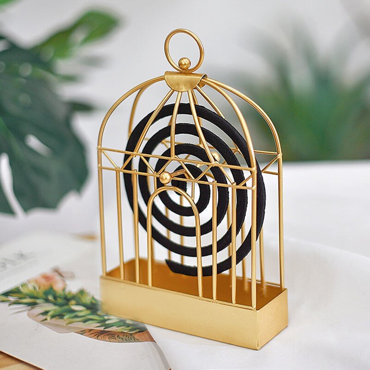 Mosquito Coil Holder, Vintage Style Durable Household Mosquito coil Stand for Office Home - infinityexculsivestore.com