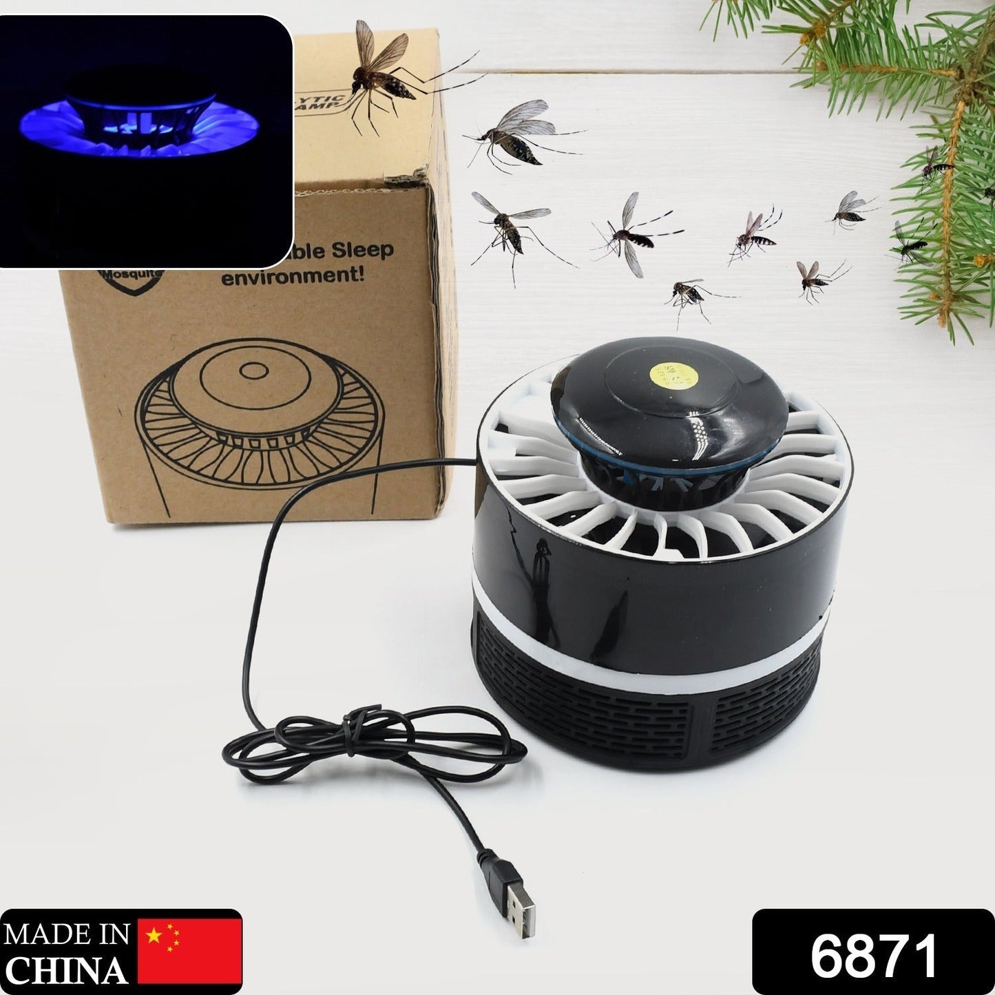 Mosquito Killer Light 5W USB Smart Optically Controlled Insect Killing Lamp Use Forbad room - infinityexculsivestore.com