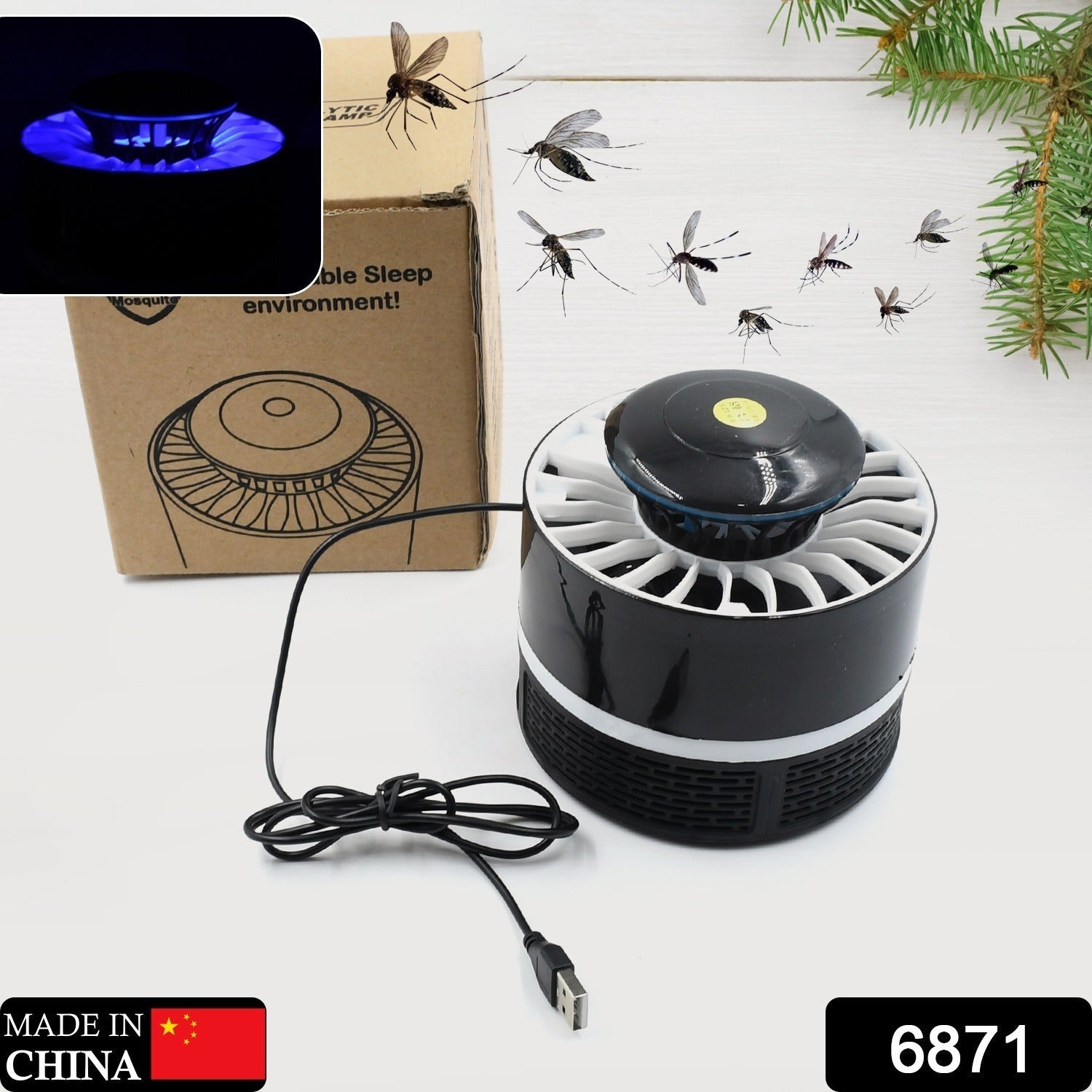 Mosquito Killer Light 5W USB Smart Optically Controlled Insect Killing Lamp Use Forbad room - infinityexculsivestore.com