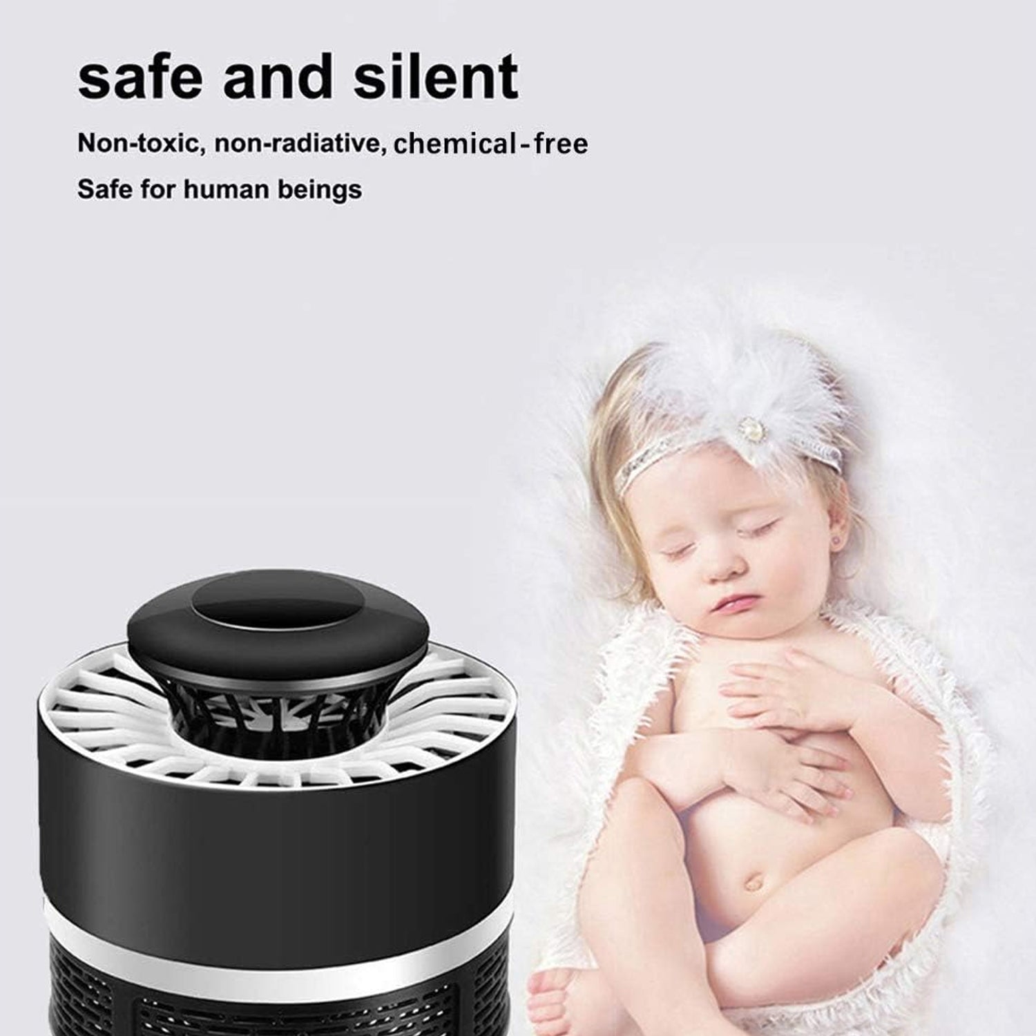 Mosquito Killer Light 5W USB Smart Optically Controlled Insect Killing Lamp Use Forbad room - infinityexculsivestore.com