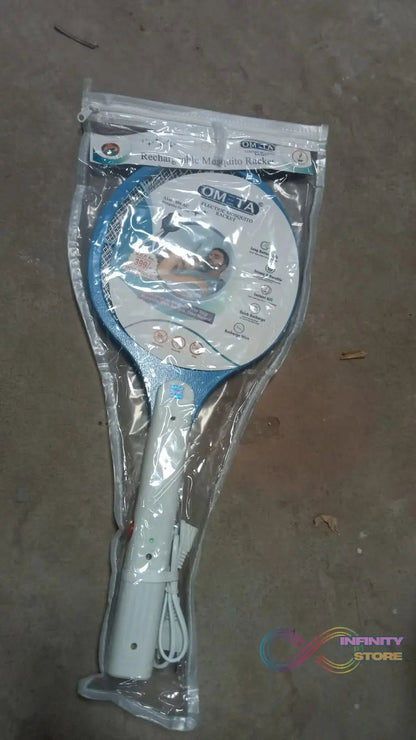 Mosquito Killer Racket Rechargeable Handheld Electric Fly Swatter Mosquito Killer Racket Bat, Electric Insect Killer (Quality Assured) (with cable) - infinityexculsivestore.com
