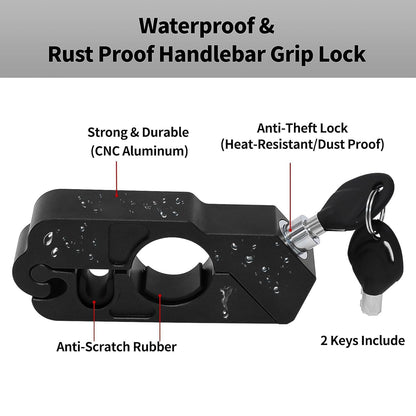 Motorcycle Grip Lock Universal Motorcycle Handlebar Throttle Grip Security Lock - infinityexculsivestore.com