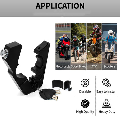 Motorcycle Grip Lock Universal Motorcycle Handlebar Throttle Grip Security Lock - infinityexculsivestore.com