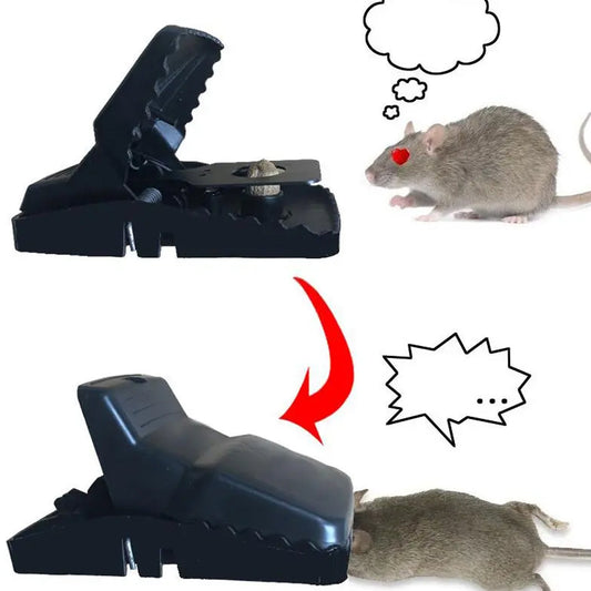 Mouse Catcher Trap Cage with Mouse Figure for Home, Kitchen, Room, Office, Indoor, Outdoor Mice Pest Control Reusable (1 Pc) - infinityexculsivestore.com