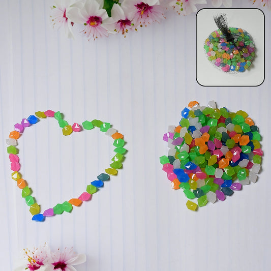 Multi - Color Decorative Stone for Garden / Lawn / Aquarium Fish Tank Gravel / Flower Pots Decoration Pebbles for Fish Bowl & All Purpose Attractive Stone Set - infinityexculsivestore.com