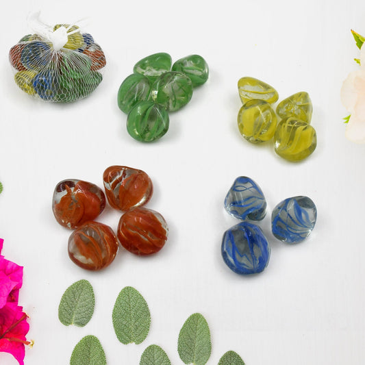 Multi - Color Decorative Stone for Garden / Lawn / Aquarium Fish Tank Gravel / Flower Pots Decoration Pebbles for Fish Bowl & All Purpose Attractive Stone Set - infinityexculsivestore.com