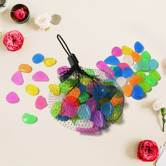 Multi - Color Decorative Stone for Garden / Lawn / Aquarium Fish Tank Gravel / Flower Pots Decoration Pebbles for Fish Bowl & All Purpose Attractive Stone Set - infinityexculsivestore.com