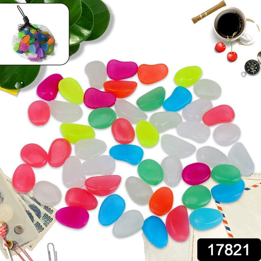 Multi - Color Decorative Stone for Garden / Lawn / Aquarium Fish Tank Gravel / Flower Pots Decoration Pebbles for Fish Bowl & All Purpose Attractive Stone Set - infinityexculsivestore.com