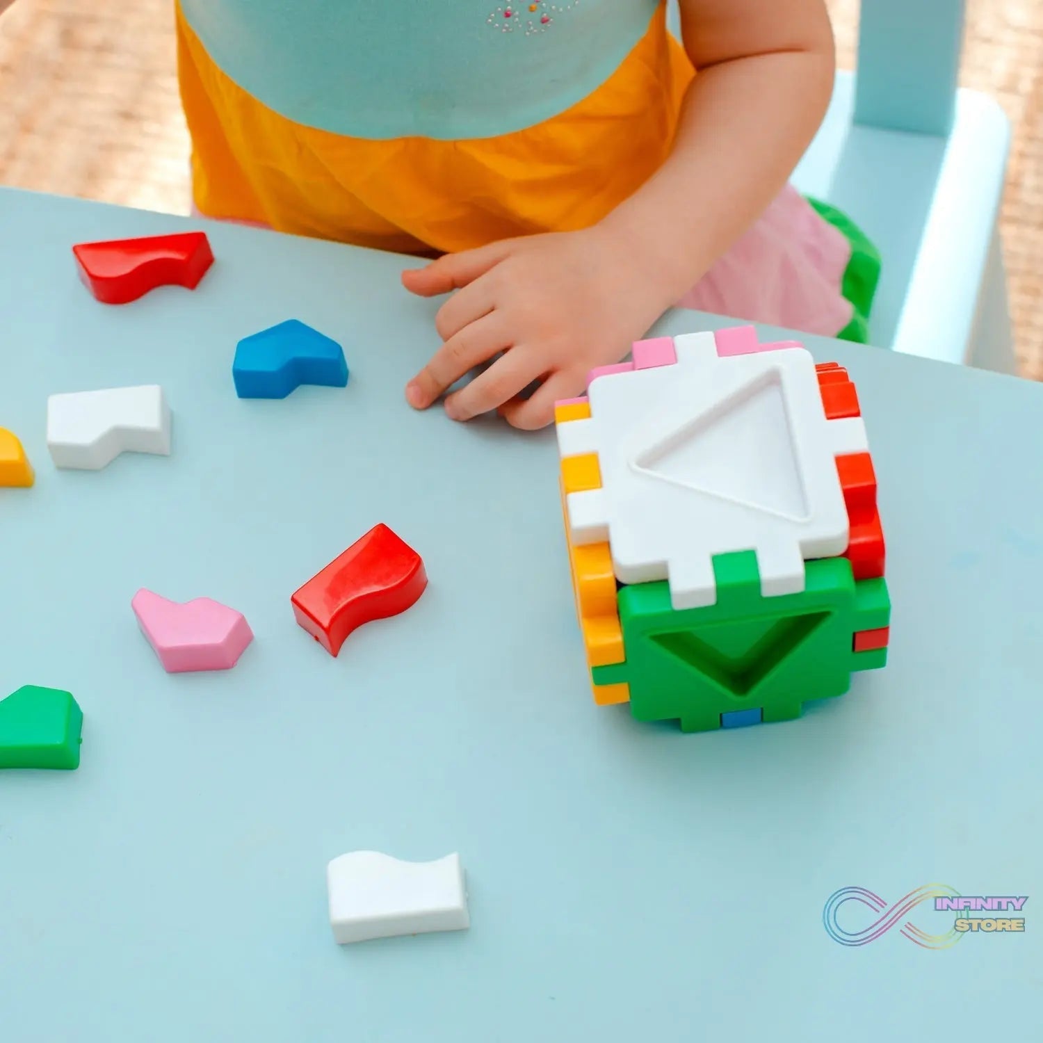 Multi - Color Educational Building Blocks Set for Kids Aged 3 - 12 - 4 Pc & 12 Pc Options, Perfect Gift for Boys and Girls - infinityexculsivestore.com