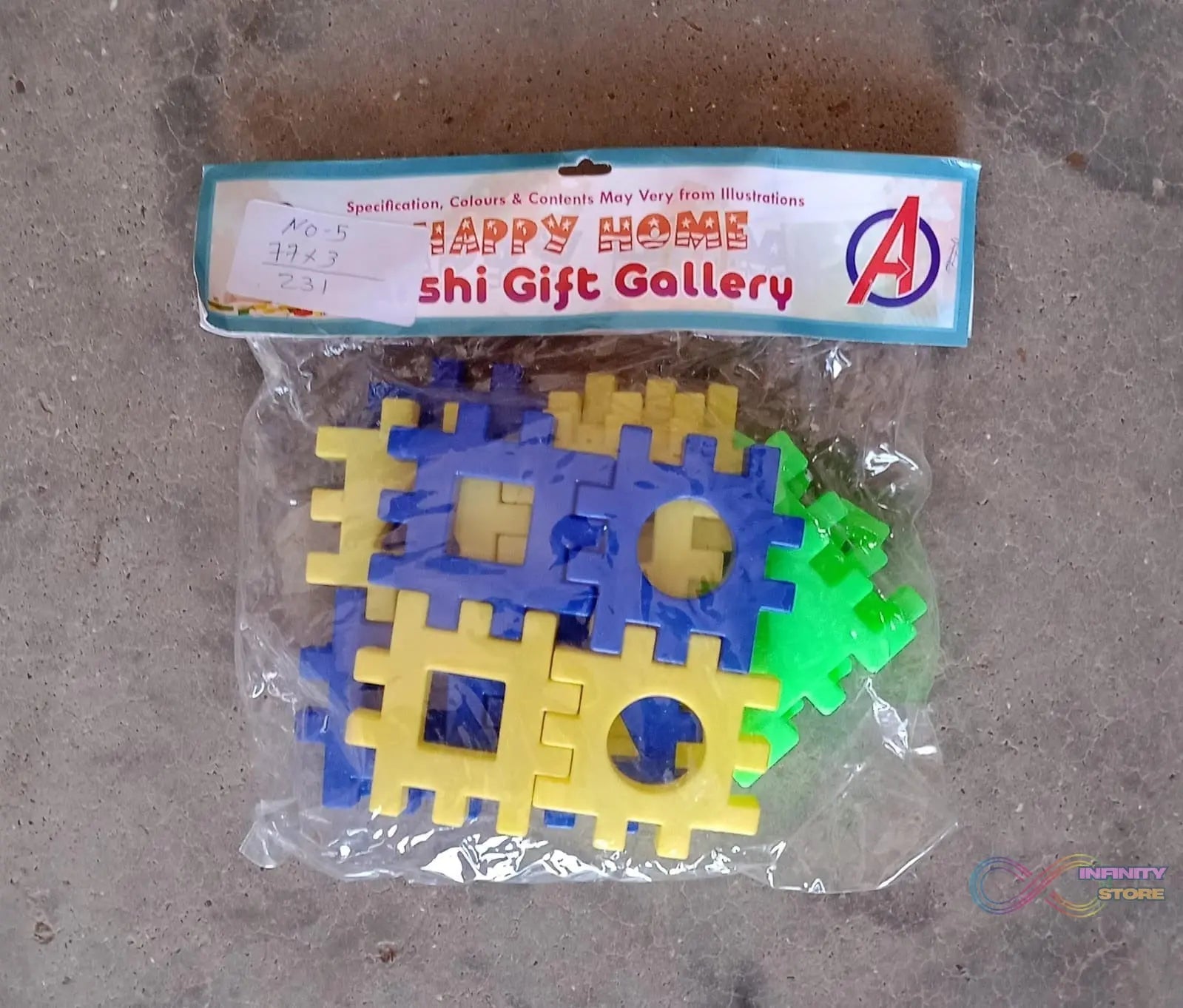 Multi - Color Educational Building Blocks Set for Kids Aged 3 - 12 - 4 Pc & 12 Pc Options, Perfect Gift for Boys and Girls - infinityexculsivestore.com