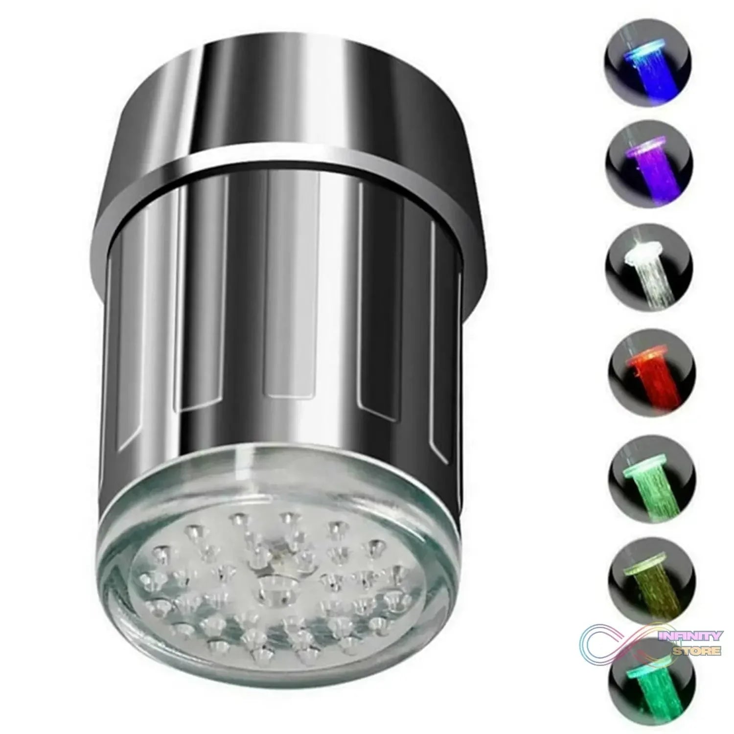 Multi Colors Changing LED Light Stream Faucet Tap Adapter (1 Pc) - infinityexculsivestore.com