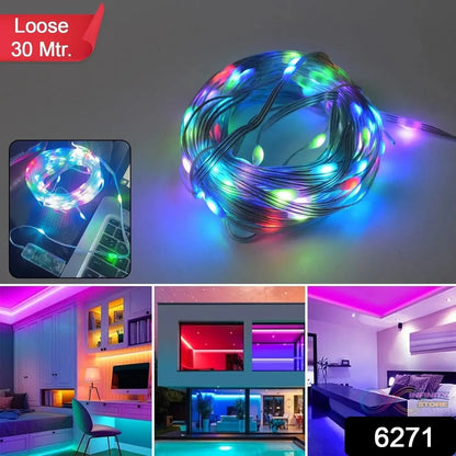 Multi Coloured 30M RGB LED Strip Lights (1 Pc / Loose) - infinityexculsivestore.com