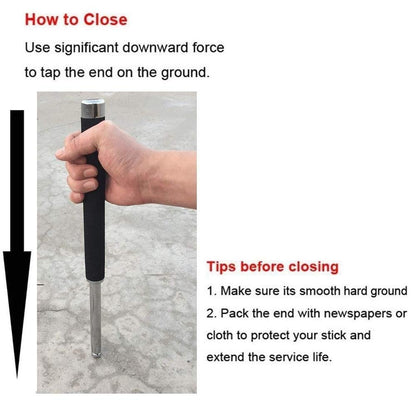 Multi - Function Collapsible Self Defense Stick Extended - infinityexculsivestore.com