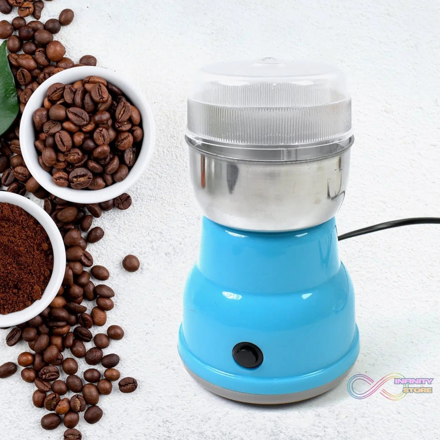 Multi Function Electric Small Food Grinder Grain Grinder (100 - 200w / 2 Blade / 1 Pc) - infinityexculsivestore.com