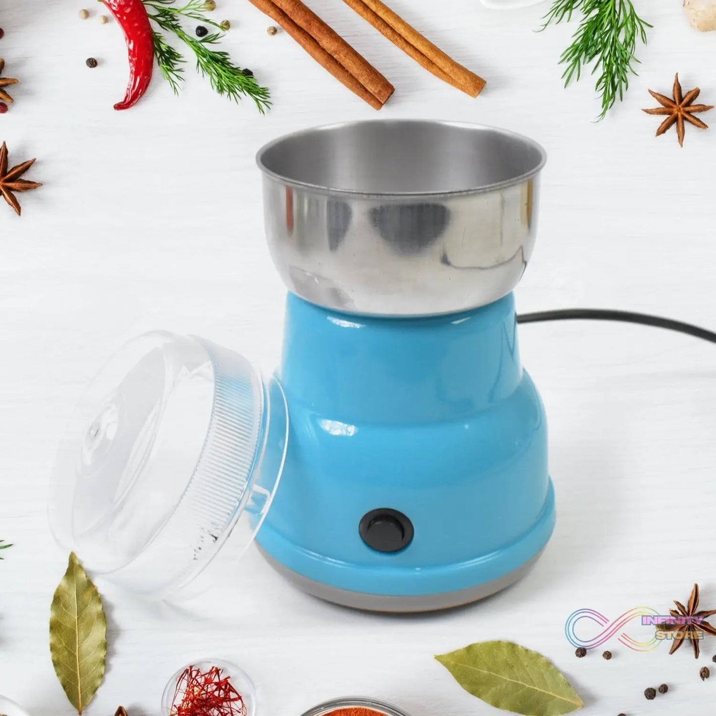 Multi Function Electric Small Food Grinder Grain Grinder (100 - 200w / 2 Blade / 1 Pc) - infinityexculsivestore.com