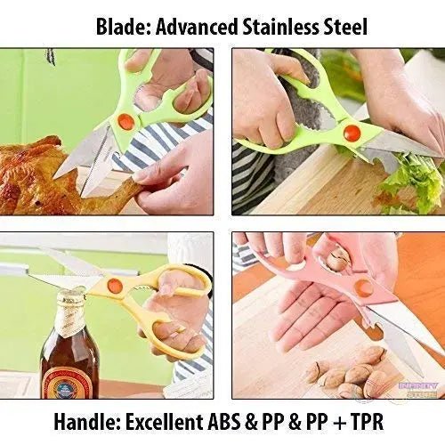 Multi - Function Kitchen Scissors for Veggies, Meat & Seafood with Bottle Opener - infinityexculsivestore.com