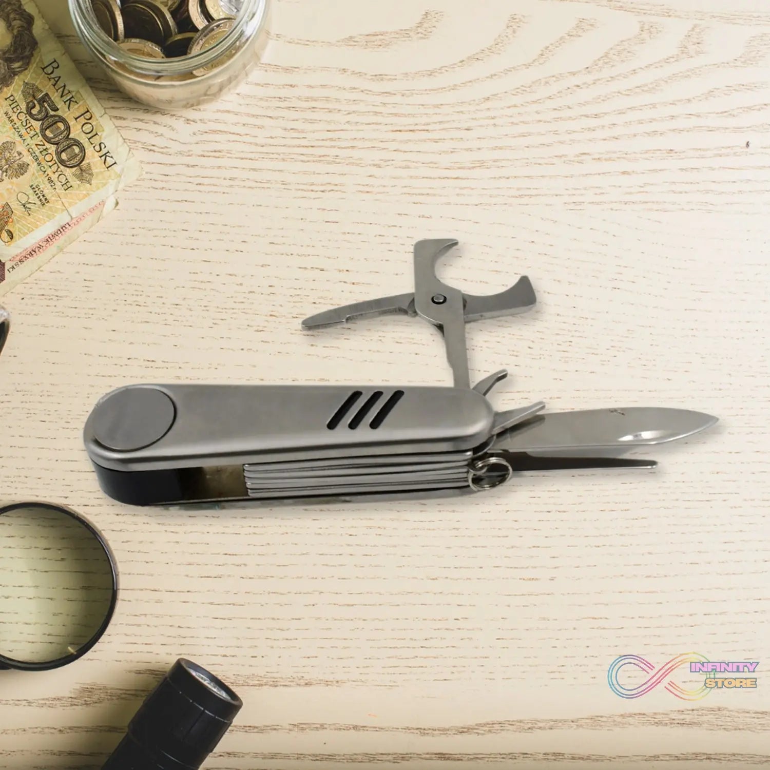Multi Function Pocket Tools Chest Knife (1 Pc) - infinityexculsivestore.com