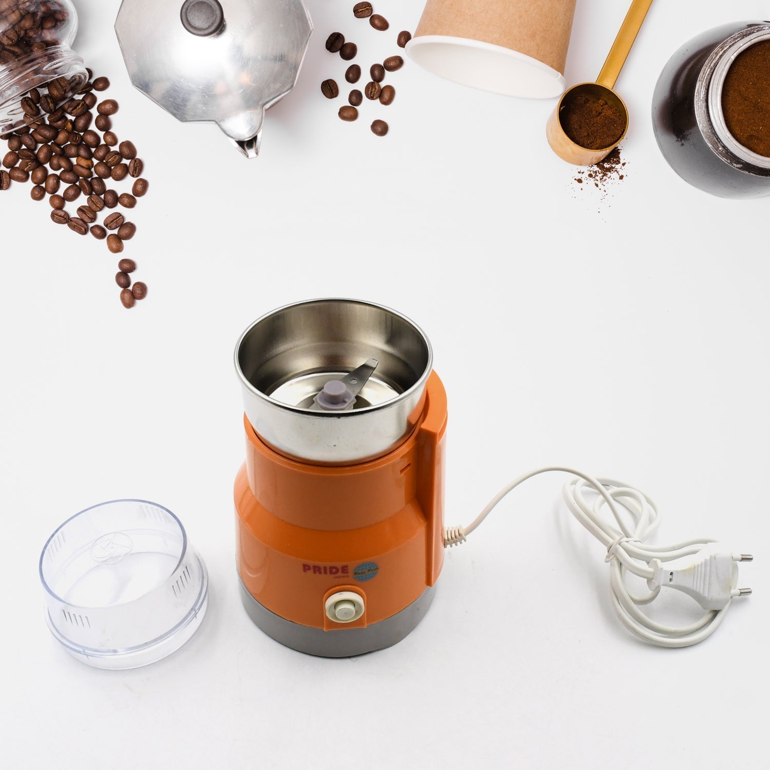 Multi Function Small Food Grinder Grain Grinder, Portable Coffee Bean Seasonings Spices Mill Powder Machine Small Kitchen Appliances for Home and Office - infinityexculsivestore.com