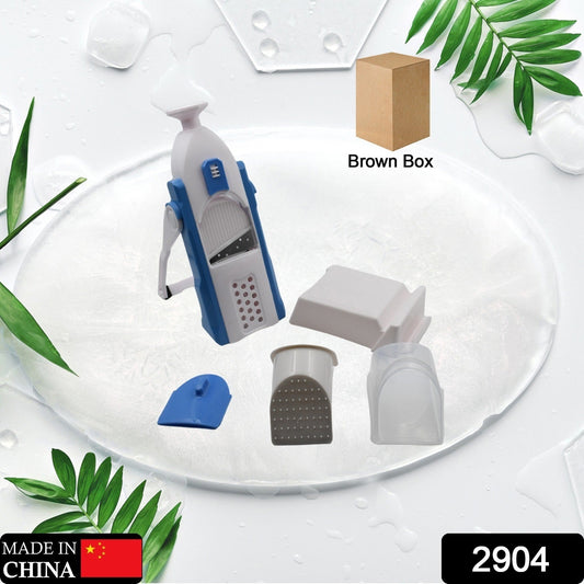 Multi - Function Time Saving Vegetable Slicer Cutter + Julienne 5 - in - 1 Food Vegetable Potato Chopper, Garlic Grinder - infinityexculsivestore.com