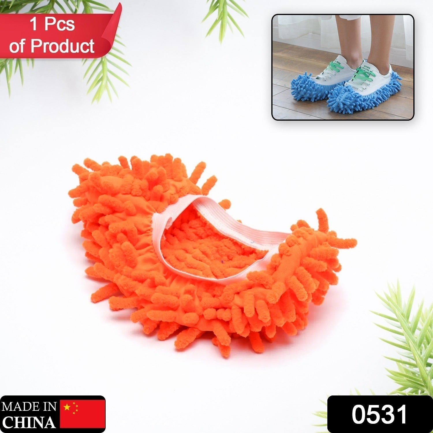 Multi - Function Washable Dust Mop / Floor Cleaning Slippers - infinityexculsivestore.com