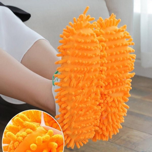 Multi - Function Washable Dust Mop / Floor Cleaning Slippers - infinityexculsivestore.com