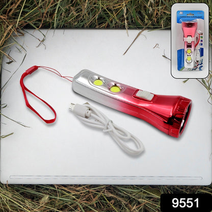 Multi Functional 3 LED Torchlight / Flashlight (1 Pc) - infinityexculsivestore.com