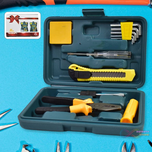 Multi Functional Hardware Tool Set (11 Pcs Set) - infinityexculsivestore.com