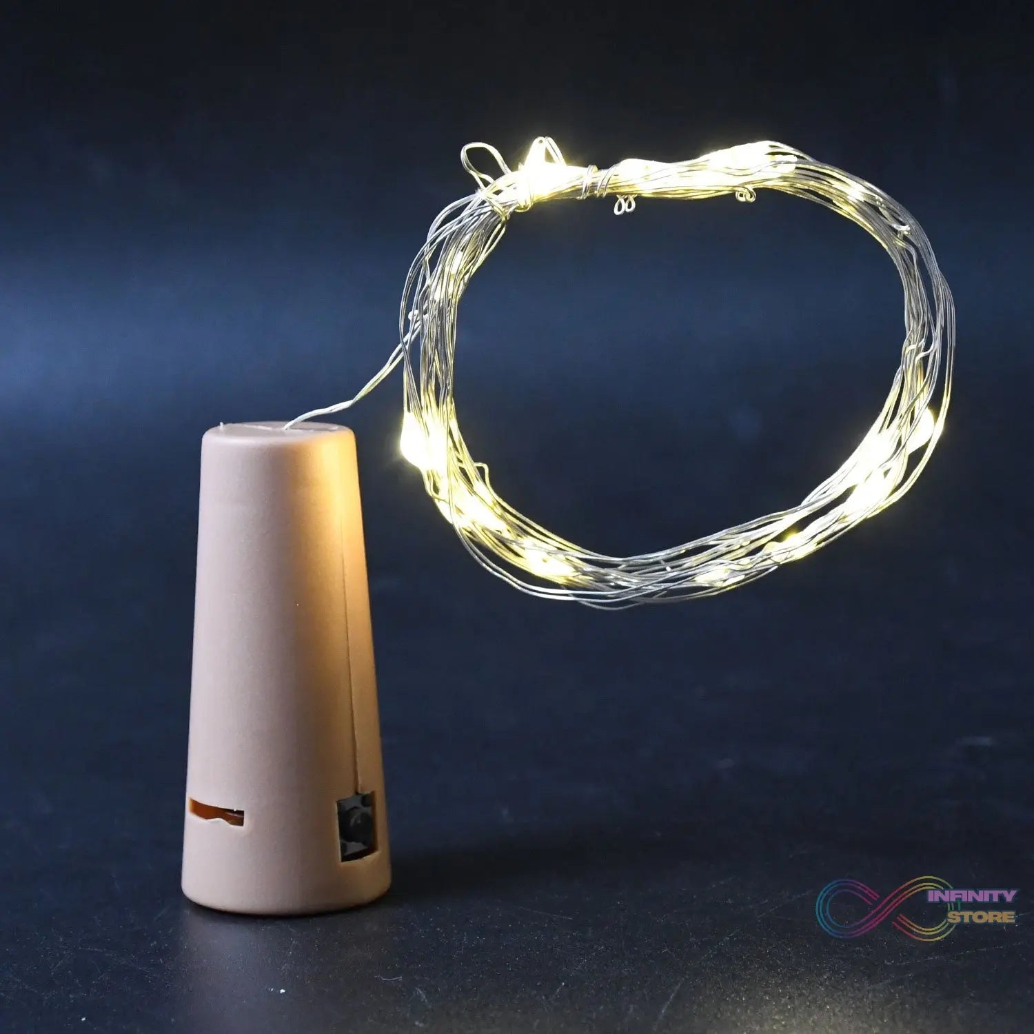 Multi LED Wine Bottle Cork / Disco Lights Copper Wire String Lights (1 Pc) - infinityexculsivestore.com