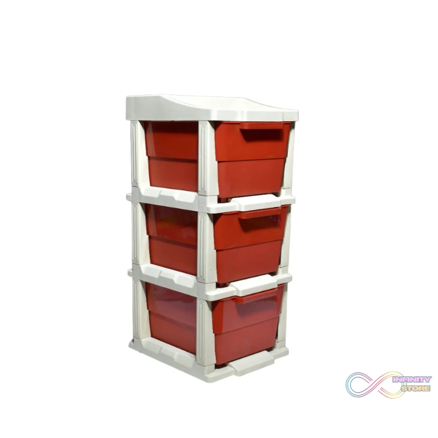 Multi-layer drawer system with 3 anti-slip layers for organized home storage.