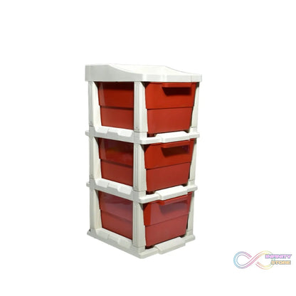 Multi-layer drawer system with 3 anti-slip layers for organized home storage.