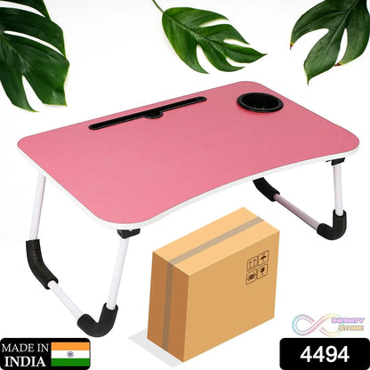Multi - Purpose Foldable Laptop Desk for Study & Reading (Pink) - infinityexculsivestore.com