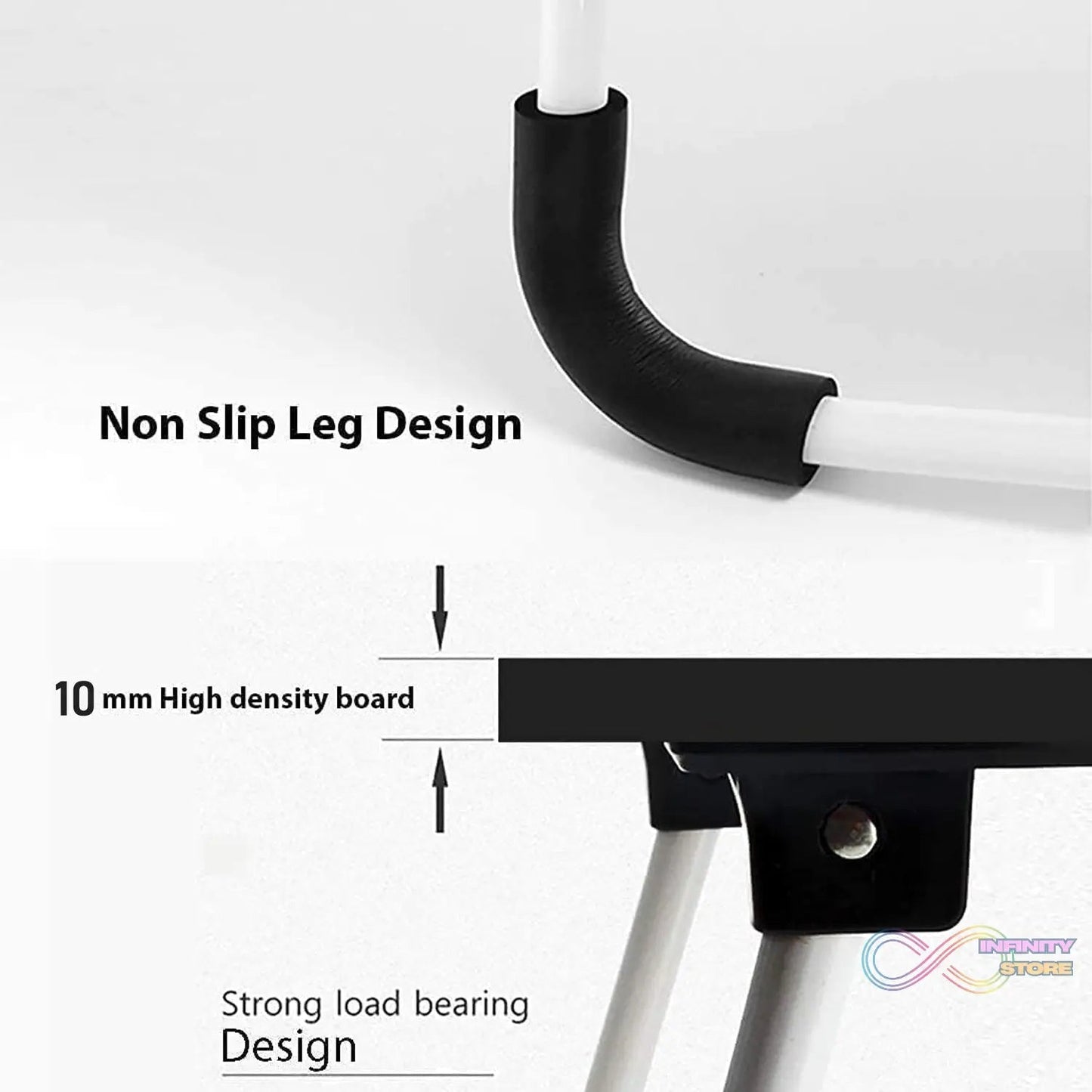 Multi - Purpose Foldable Laptop Desk for Study & Reading (Pink) - infinityexculsivestore.com