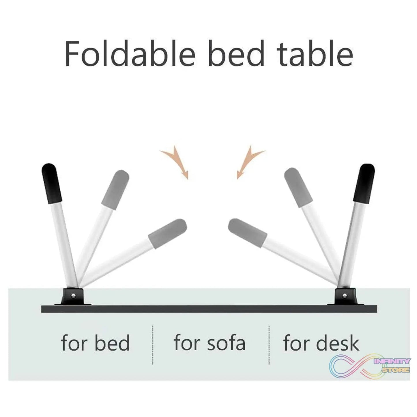 Multi - Purpose Foldable Laptop Desk for Study & Reading (Pink) - infinityexculsivestore.com