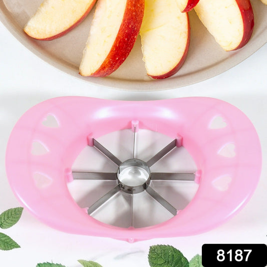 Multi Purpose Fruit Slicer Apple Cutter Regular With 8 Stainless Steel Blades Apple Slicer (1 Pc) - infinityexculsivestore.com
