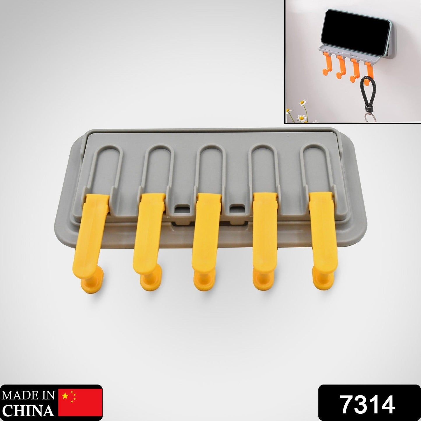 Multi - Purpose Hook up Wall Mounted Hook Towel Hook Rack Foldable Wall Hooks Mobile Holder Stand Towel Hangers Wall Mounted Coat Rack Foldable Hook, Mobile Stand - infinityexculsivestore.com